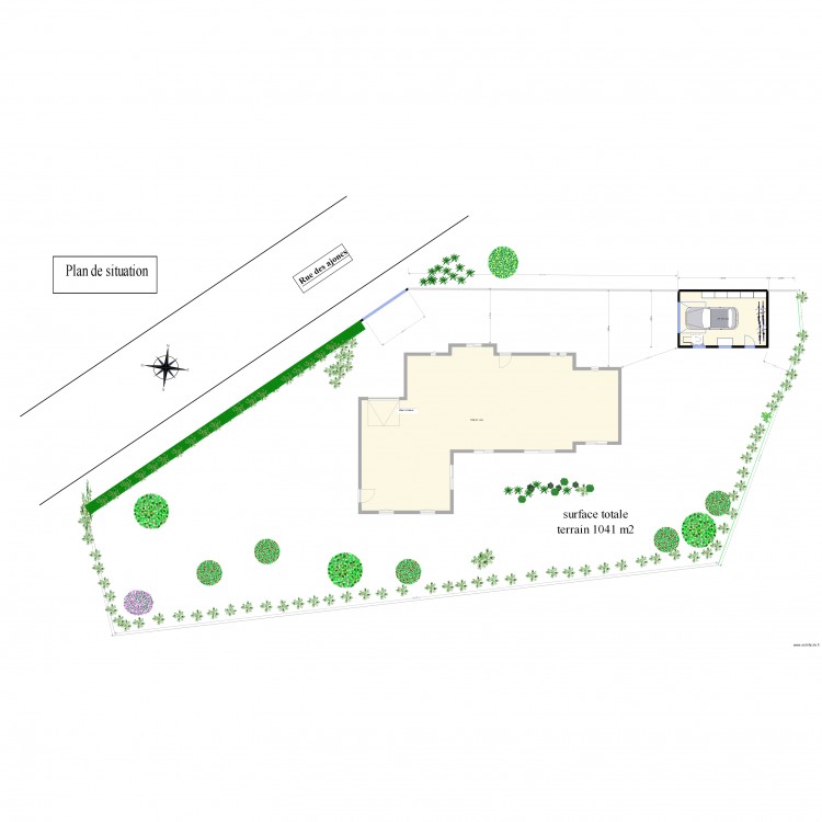 Plan situation 3 bis . Plan de 0 pièce et 0 m2