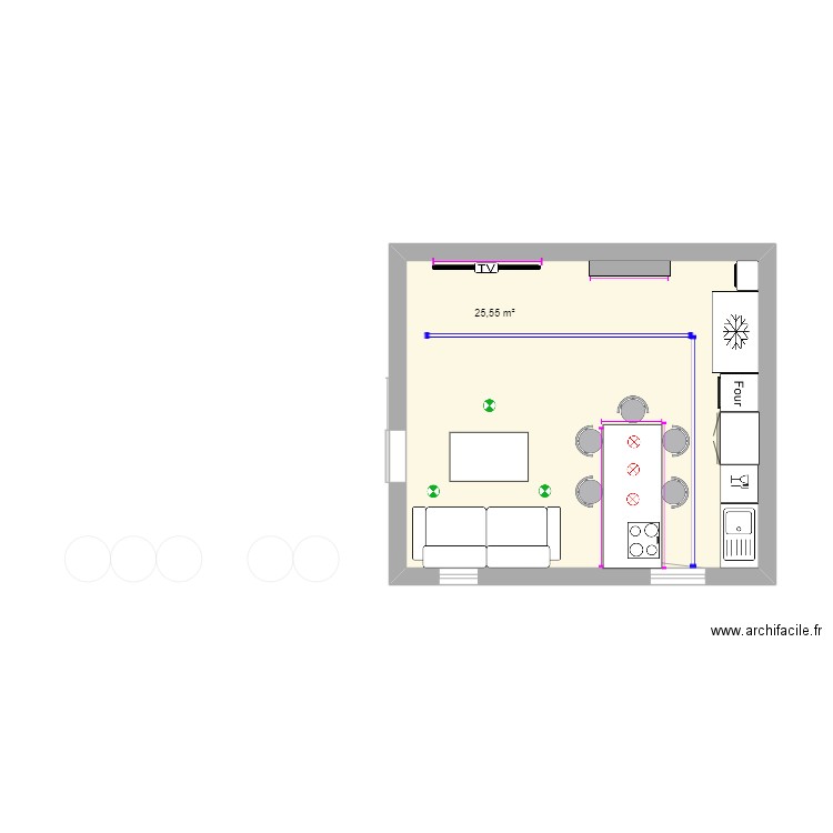 maison cuisine. Plan de 0 pièce et 0 m2