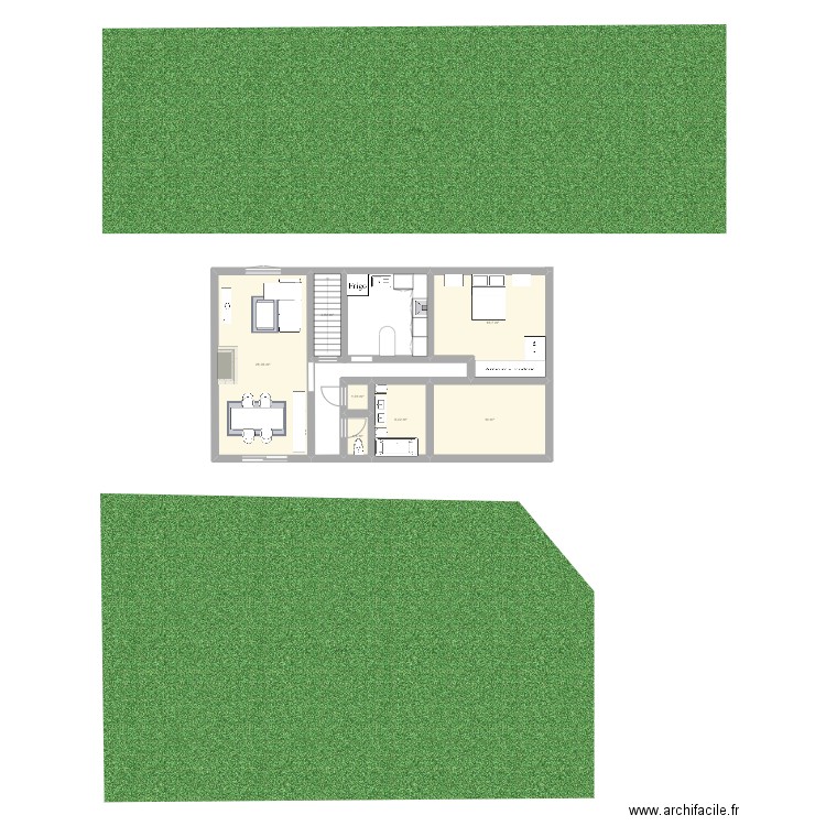 maison noues de siene. Plan de 0 pièce et 0 m2