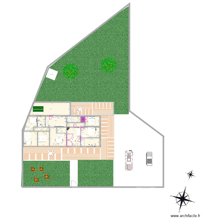 retaud dessine par pieces 16 12 22. Plan de 13 pièces et 176 m2