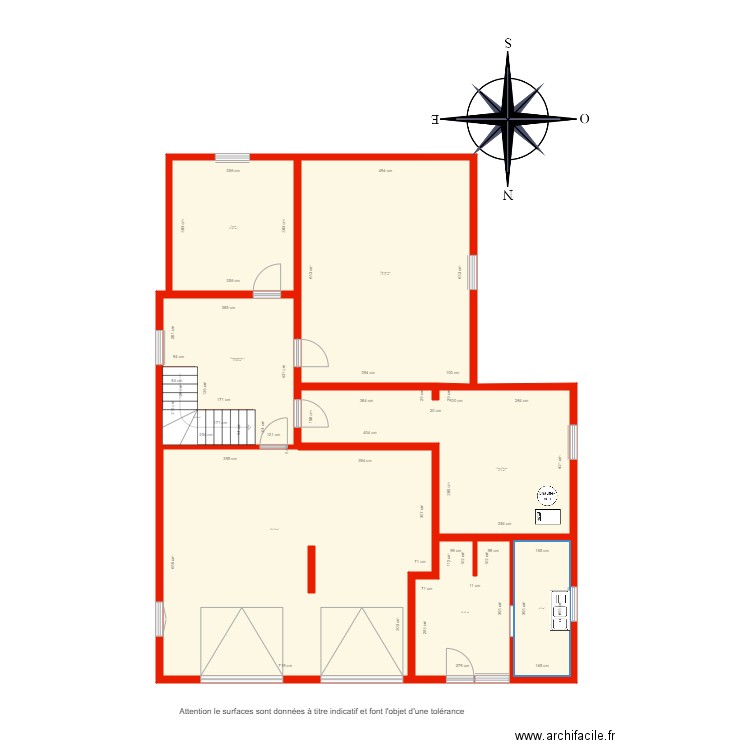 BI 4711 sous sol côté. Plan de 0 pièce et 0 m2