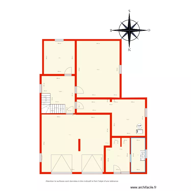 BI 4711 sous sol c&ocirc;t&eacute;. Plan de 