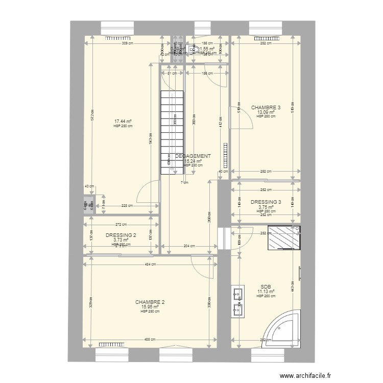 KEBERLE ETAGE. Plan de 0 pièce et 0 m2