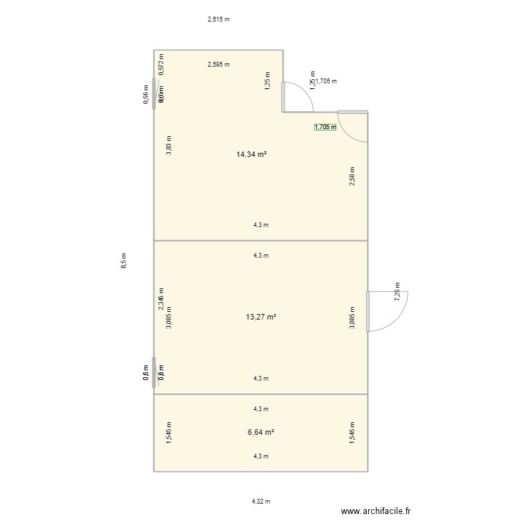 DR DUHART. Plan de 0 pièce et 0 m2