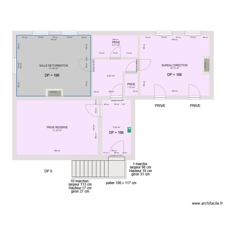 LE SECRET DES PAPILLES AVANT TRAVAUX. Plan de 0 pièce et 0 m2