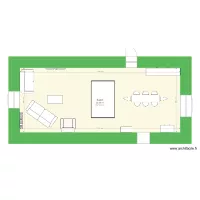 Plan salon salle &agrave; manger 2