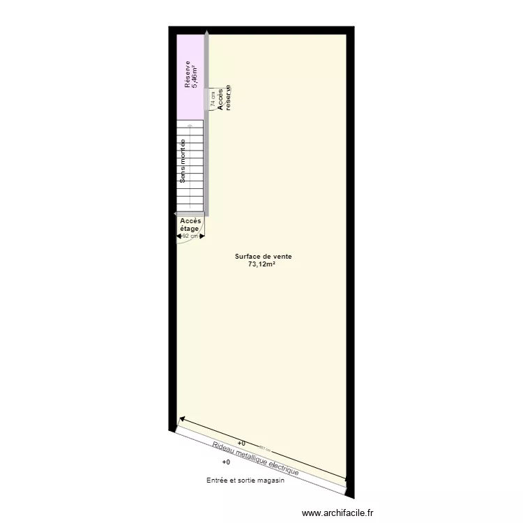 Ak&eacute;as cosm&eacute;tique avant projet. Plan de 