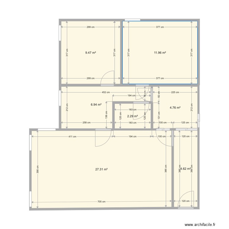 REGNIEZ. Plan de 0 pièce et 0 m2