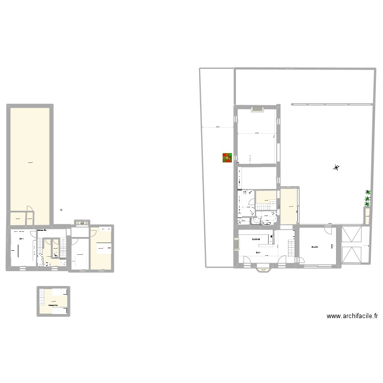 lambervez 30 10 21. Plan de 13 pièces et 138 m2