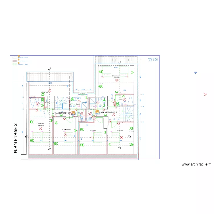 DECOLLE Denis - &eacute;tage 2. Plan de 