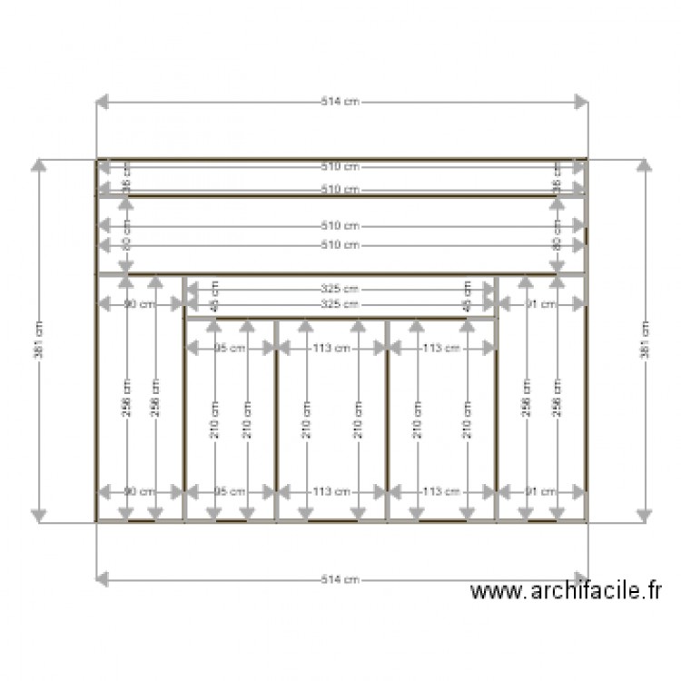 Côte Façade Tours Magallon. Plan de 0 pièce et 0 m2
