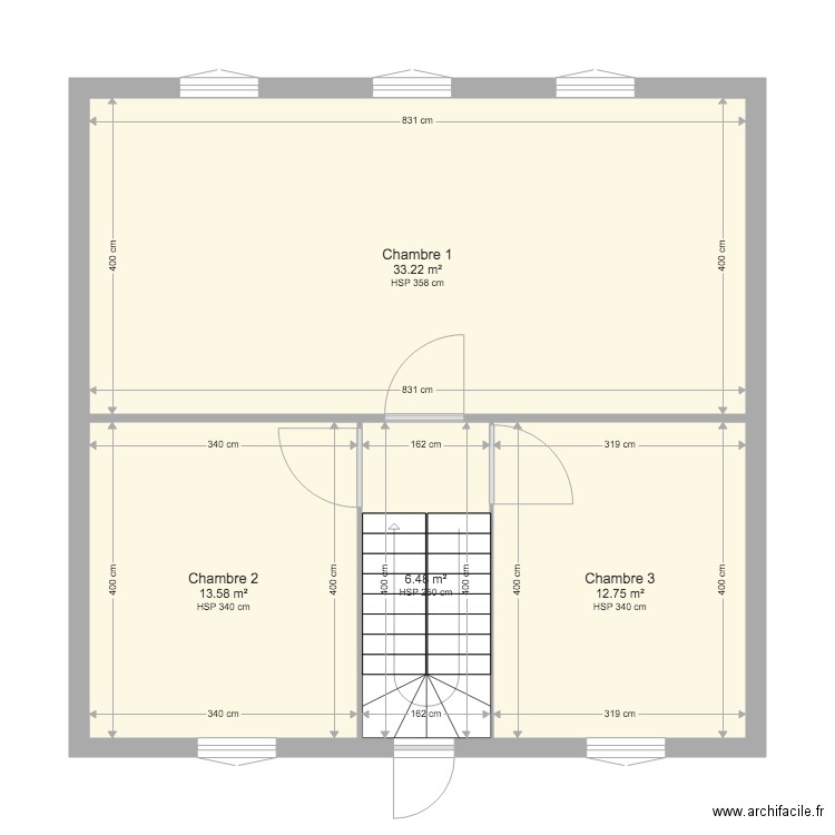 LONGUES etage AVANT. Plan de 0 pièce et 0 m2