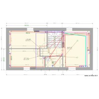 1 er etage plan vide electricite