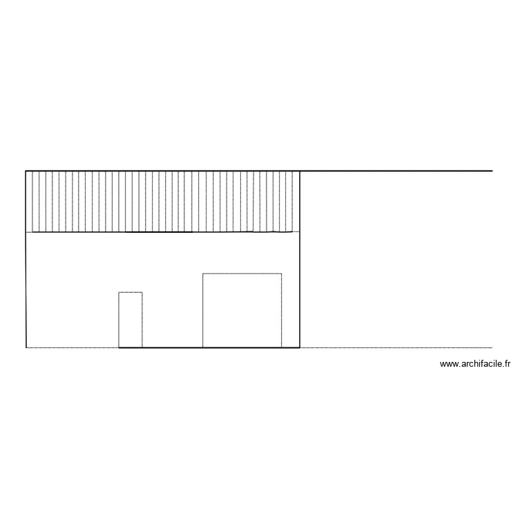 fa&ccedil;ade nord &eacute;tat des lieux APC 2. Plan de 
