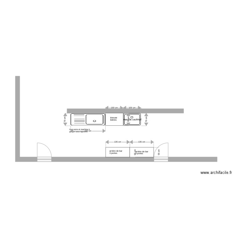 bar pub villerest. Plan de 0 pièce et 0 m2