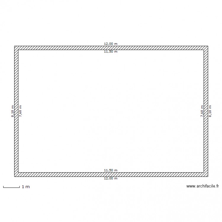 rombarde. Plan de 0 pièce et 0 m2