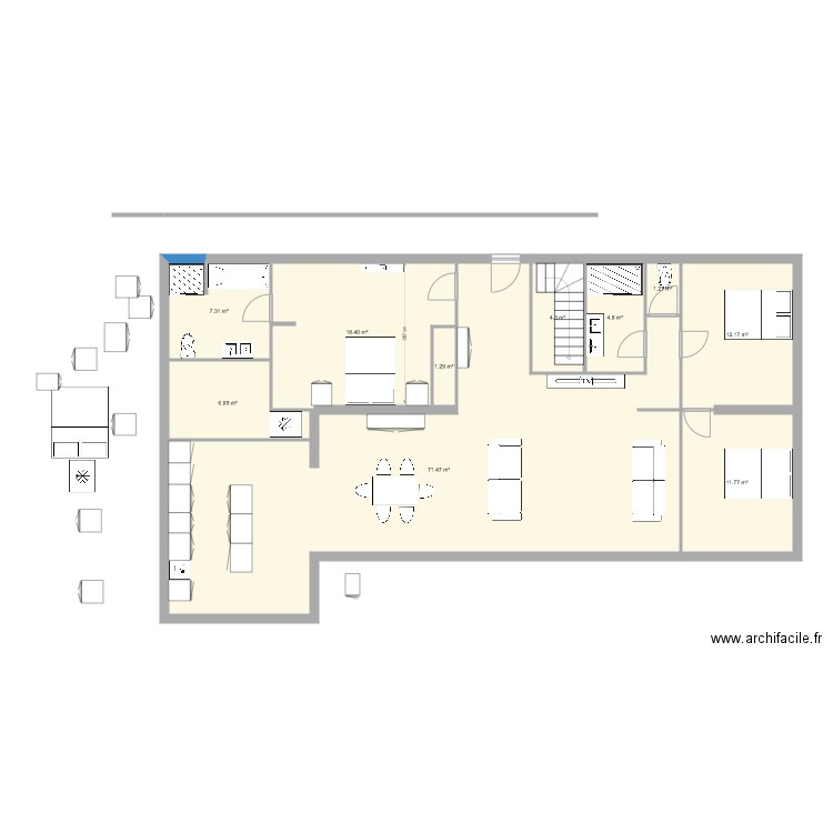 casa change 5. Plan de 0 pièce et 0 m2