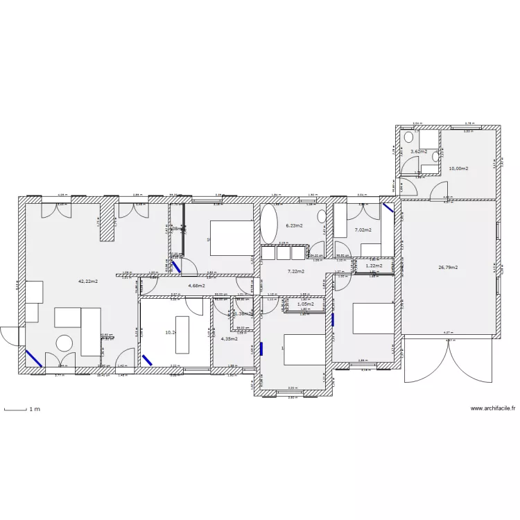 maison V3. Plan de 