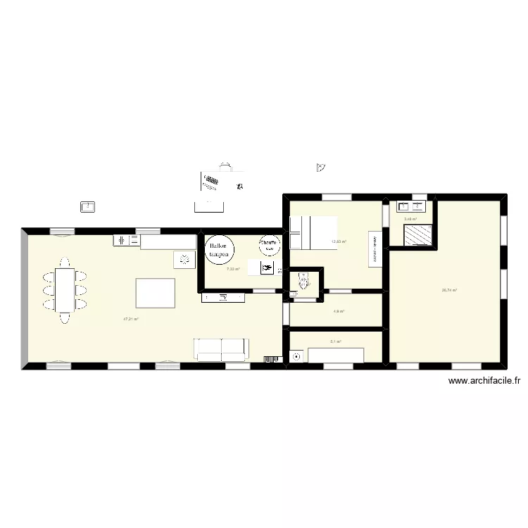 Plan maison 1 a revoir . Plan de 