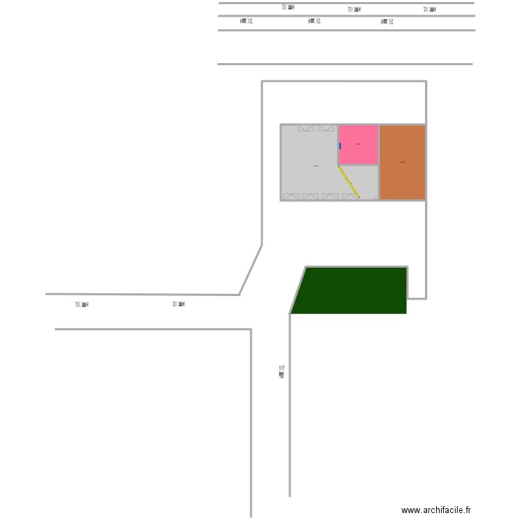 Plan bâtiment melagri baileux. Plan de 3 pièces et 1147 m2