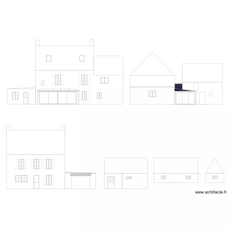 Lebranchu projet. Plan de 