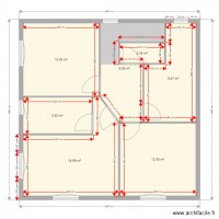 1er étage cloisons