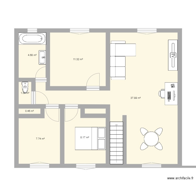 sait pierre. Plan de 0 pièce et 0 m2