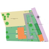 plan de masse R&eacute;almont 1T3 1T4 et terrain constructible