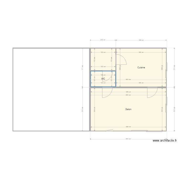 Maison Néo. Plan de 0 pièce et 0 m2