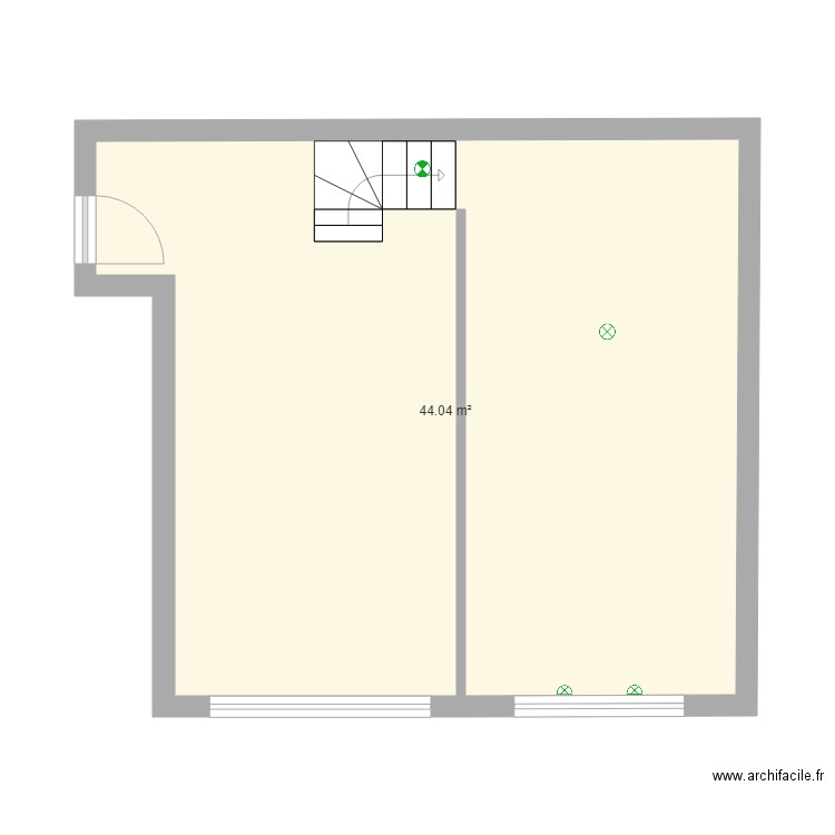 studio 53 M système électrique étage. Plan de 0 pièce et 0 m2