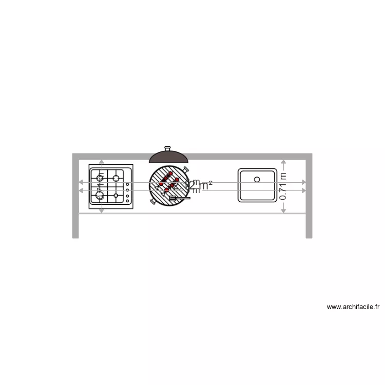 kitchenoutdoor. Plan de 