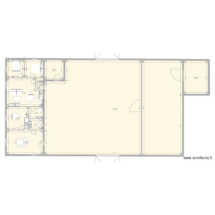 assan. Plan de 10 pièces et 480 m2