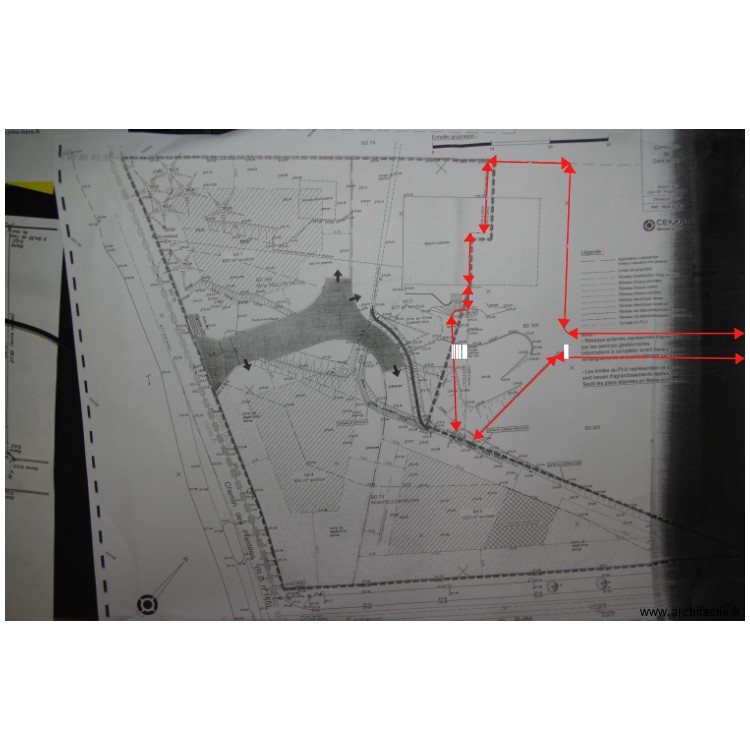 plan bornage lot 366 et 360 dans lotissement. Plan de 0 pièce et 0 m2