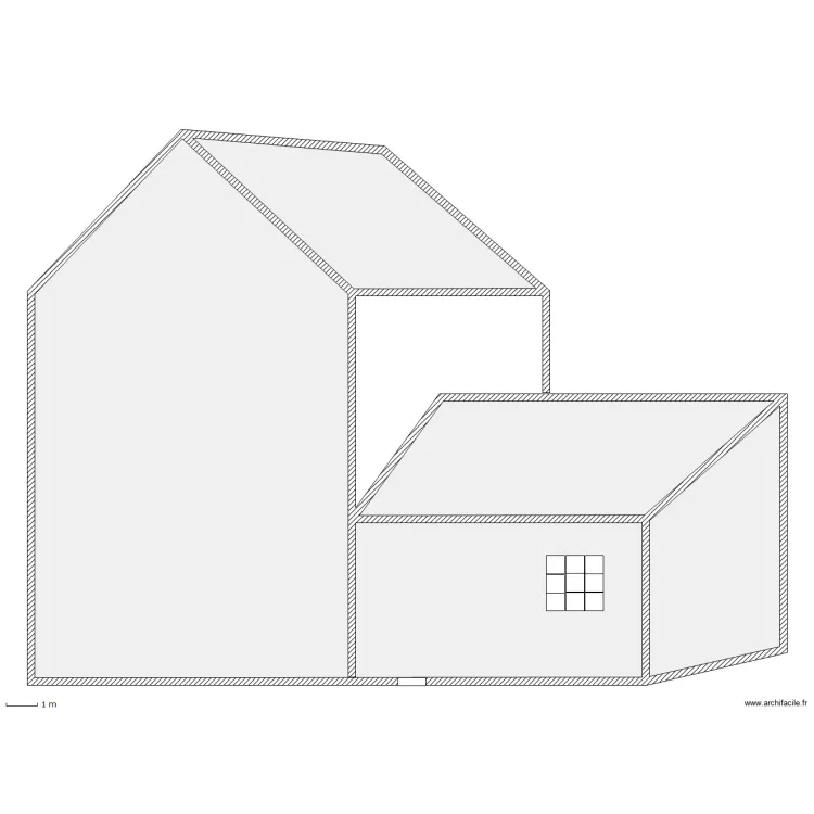 maison   annex fin. Plan de 