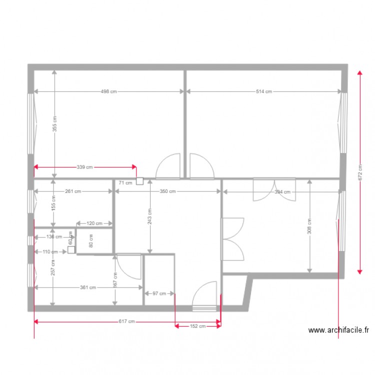 plan existant carine renaudin 7 février. Plan de 0 pièce et 0 m2