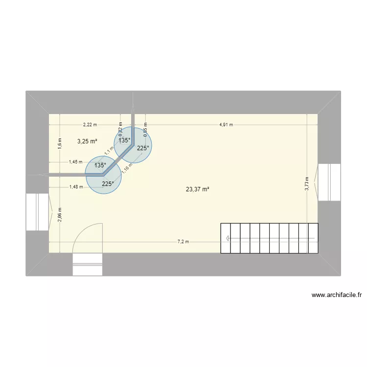 Conus d&eacute;pendance. Plan de 
