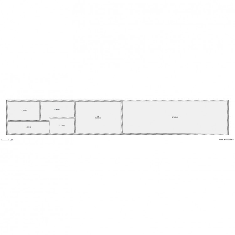 H-S-P-etage. Plan de 0 pièce et 0 m2