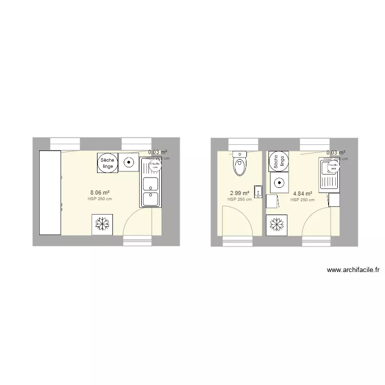 Buanderie. Plan de Buanderie. Plan de