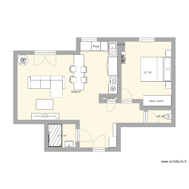 Plan appart 2. Plan de 0 pièce et 0 m2