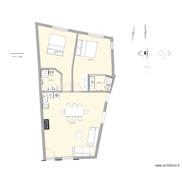 Saint Paul 7. Plan de 0 pièce et 0 m2