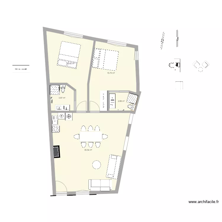 Saint Paul 7. Plan de 