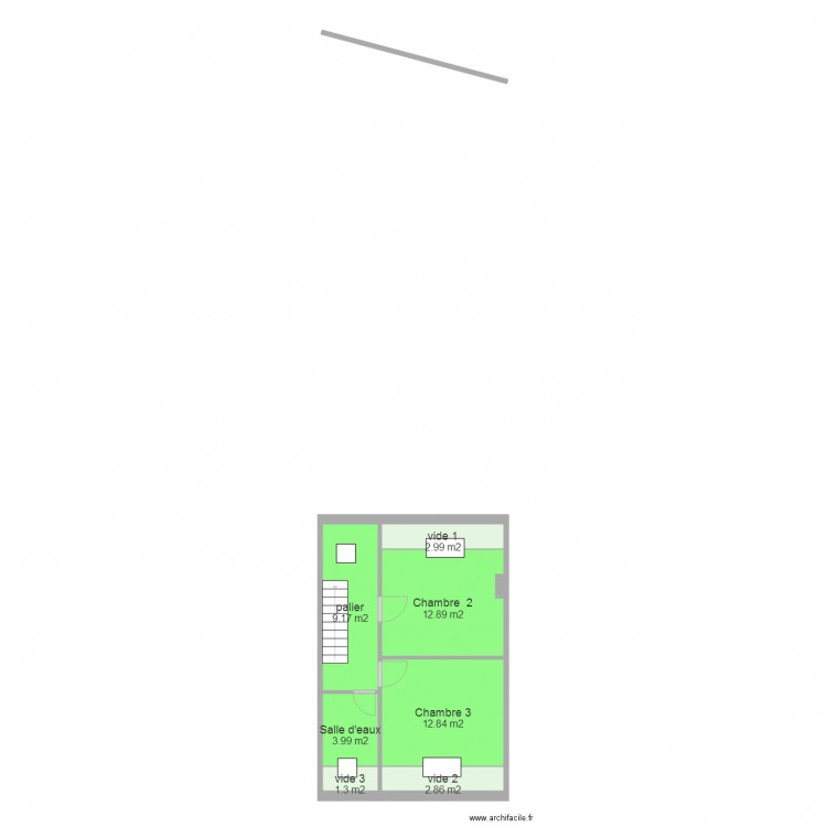 Puccini combles. Plan de 0 pièce et 0 m2