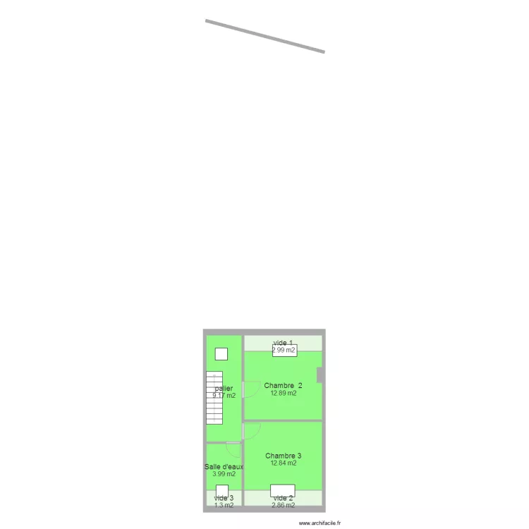 Puccini combles. Plan de 