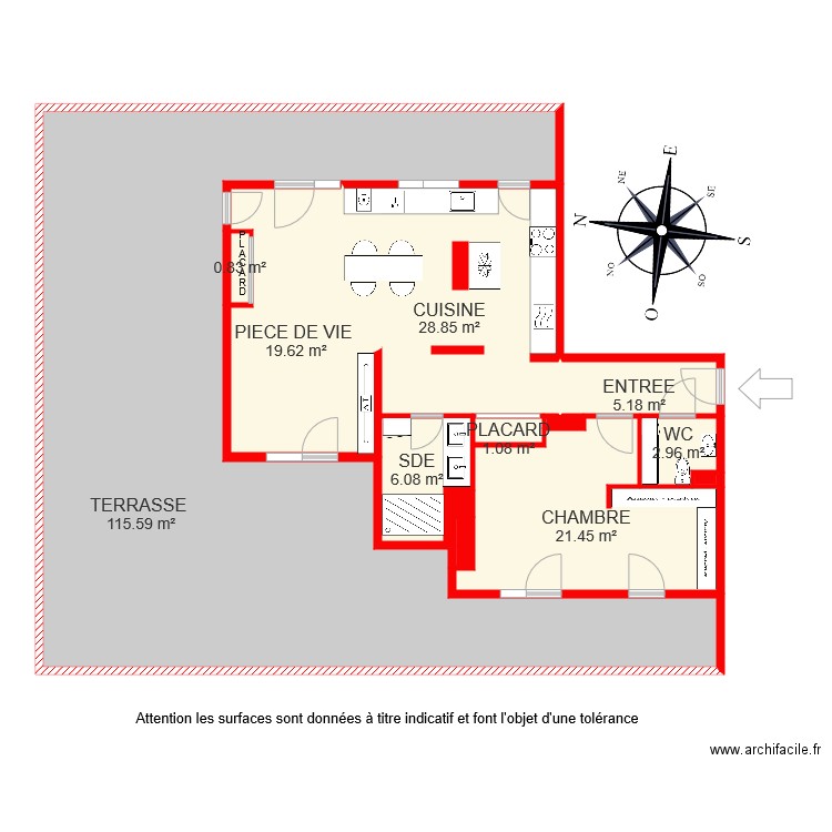 bi 5924 ouafae . Plan de 0 pièce et 0 m2