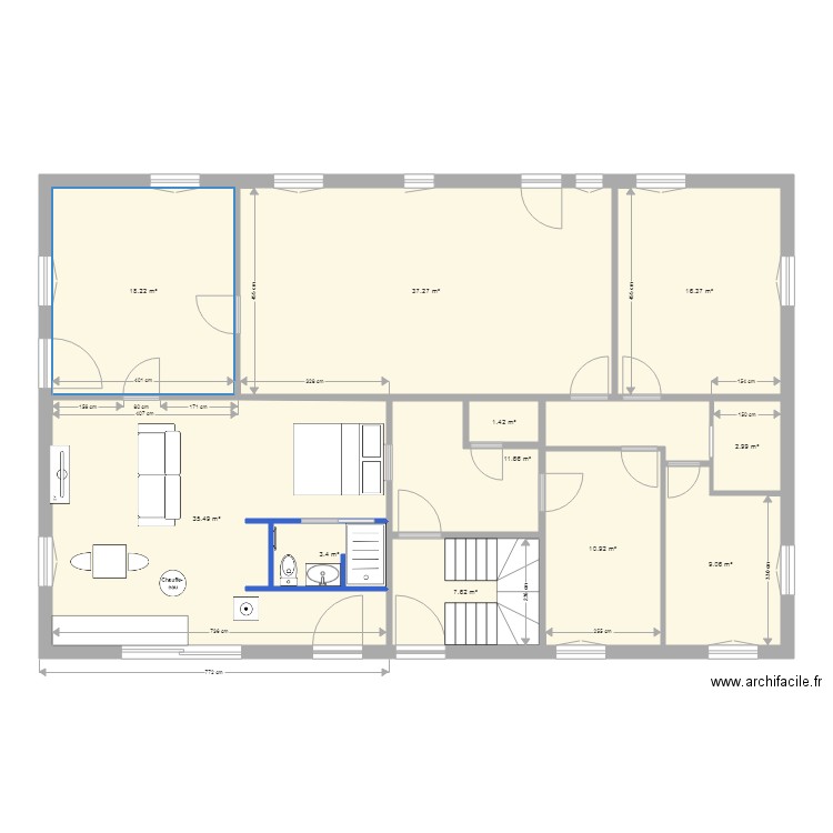 Baerenthal RDC Studio. Plan de 0 pièce et 0 m2