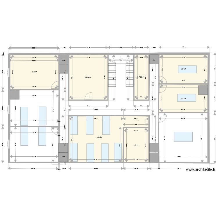 clinique 2 etage. Plan de 0 pièce et 0 m2