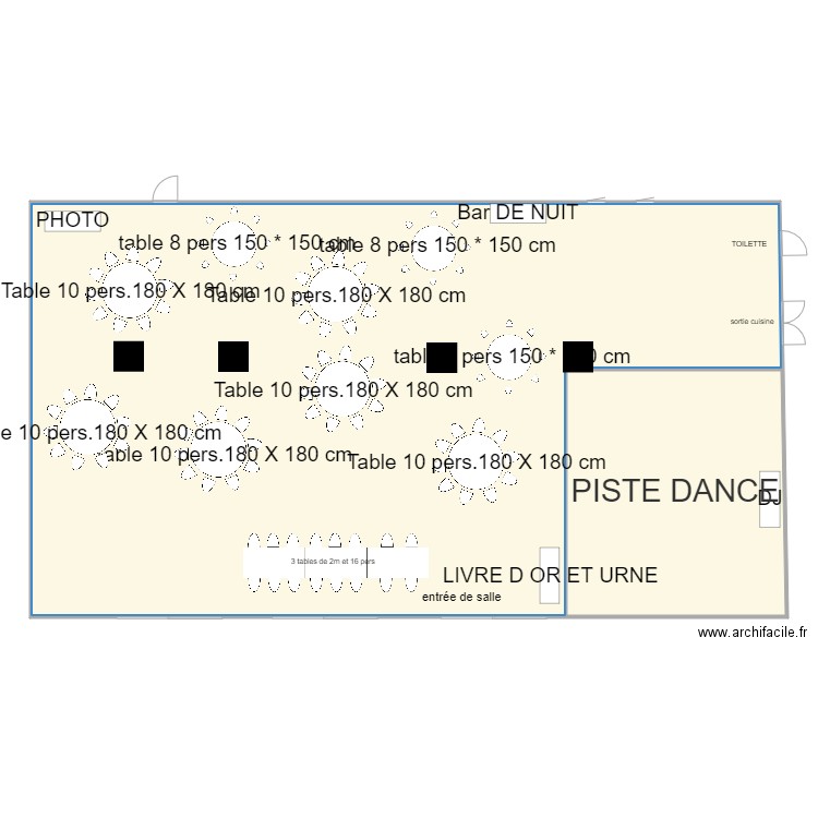 CHATE DE LA MOTHE v3. Plan de 2 pièces et 319 m2