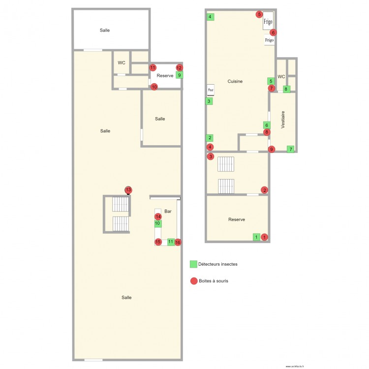 Brasserie de la Presse. Plan de 0 pièce et 0 m2