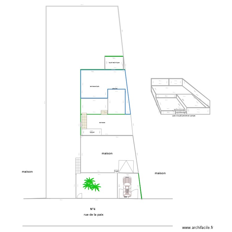 implantation piscine aderiva 2. Plan de 0 pièce et 0 m2