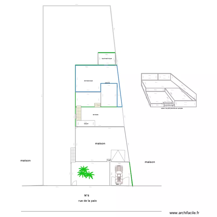 implantation piscine aderiva 2. Plan de 